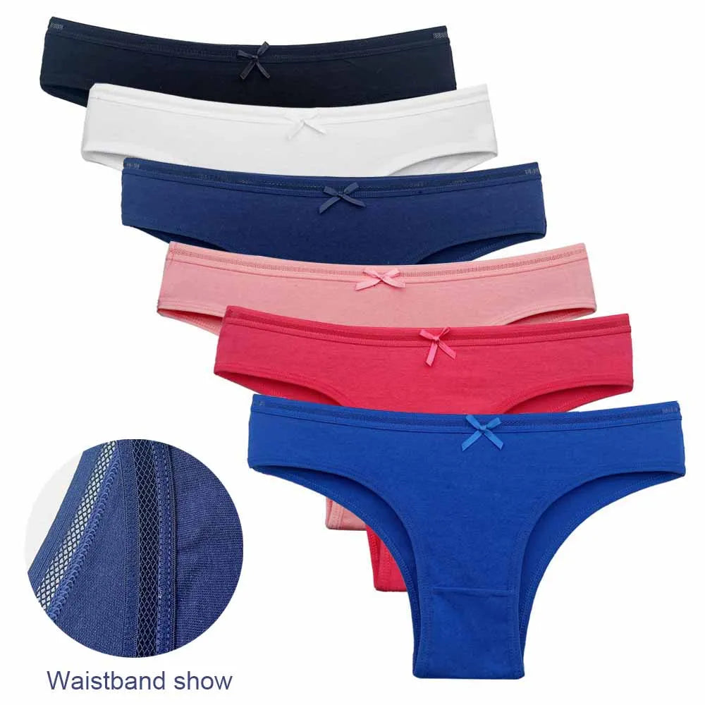 Cotton Briefs Lady 5 PCS/SET Lace Panty Underpants Seamless Panties For Women Lingerie