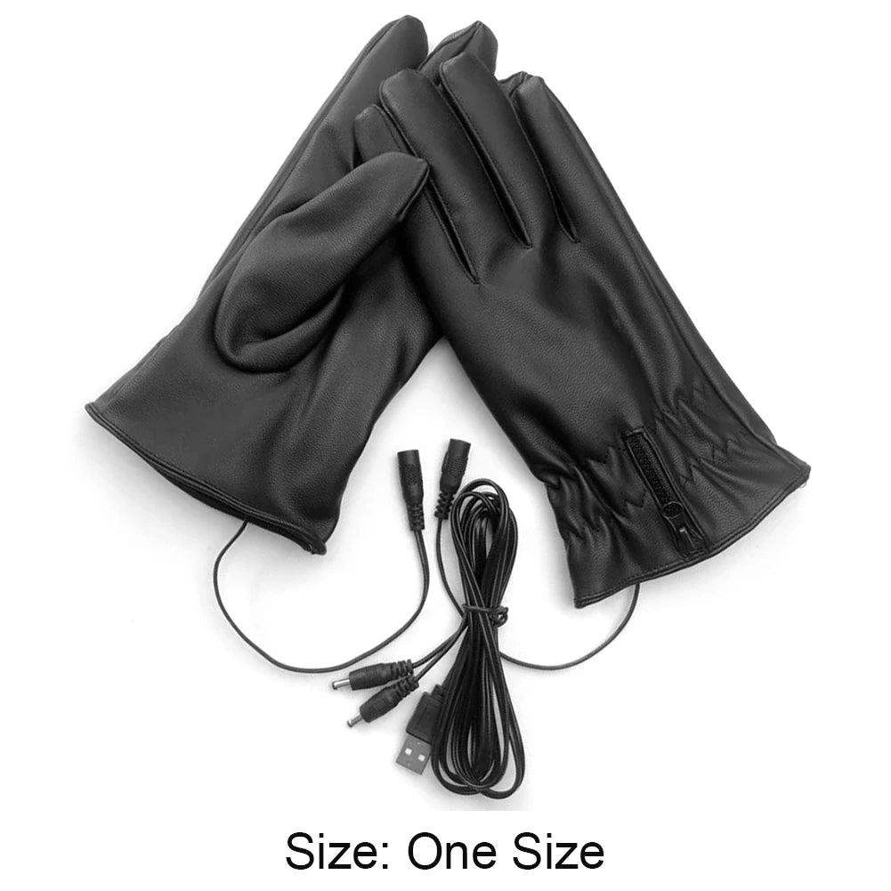 Electric Heating Glove Touch Screen Electric Thermal Gloves USB Waterproof Windproof Men Women for Motorcycle for Cycling Ski