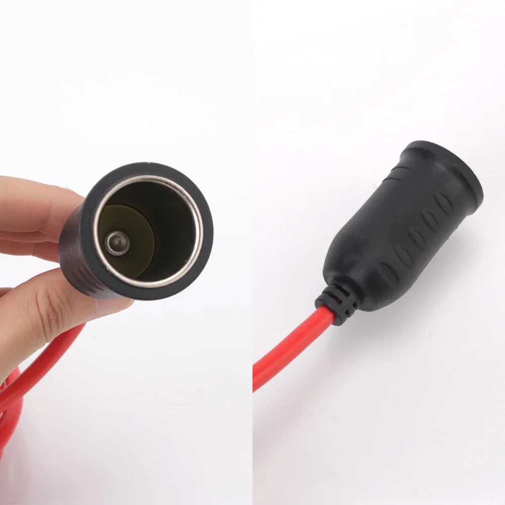 3.6m Cable Car Power Adapter Extender 15 A Fuse Indicator 12 ft Cord Extension 12 V 24 V Auto Chargers Cigar Lighter / Socket Plug