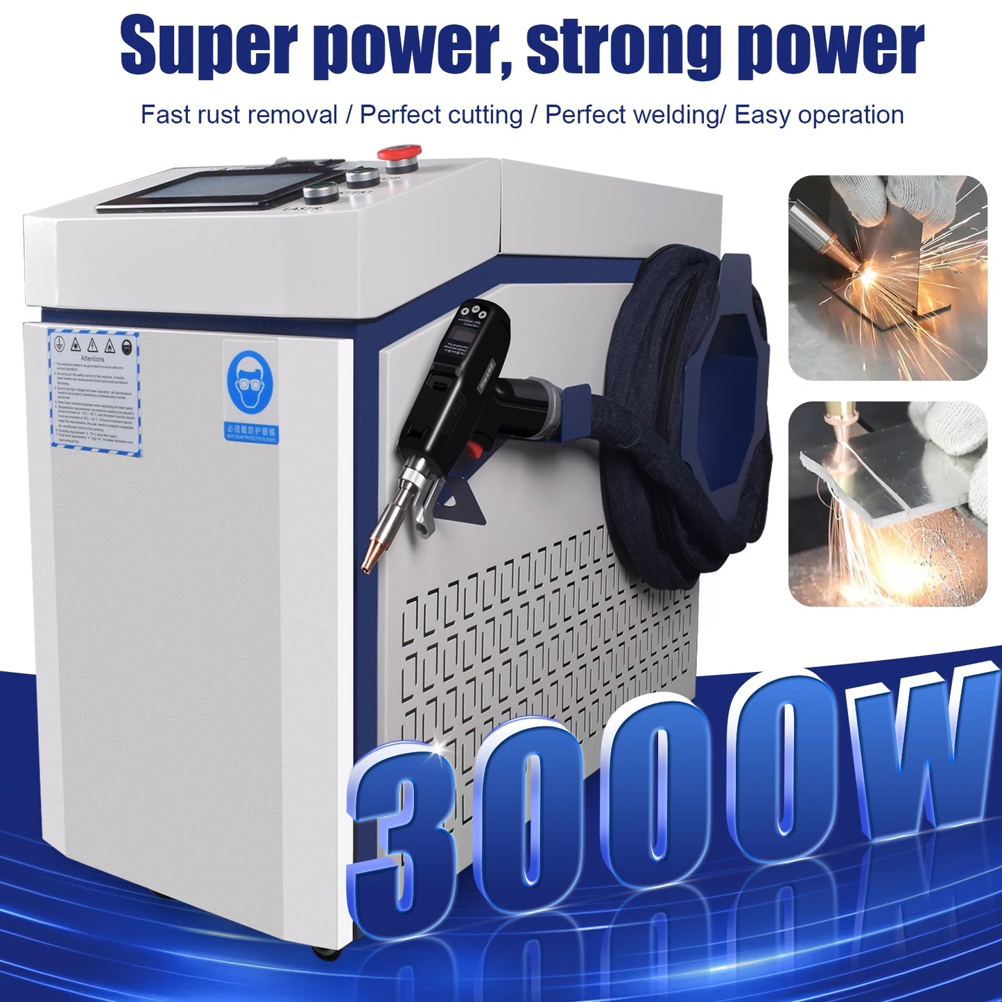 3000 W 4 IN 1 Fiber Laser Welding Cutting Cleaning Soldering Machine 2000 W 1500 W Reci Handheld Fiber Laser Welder for All Metal
