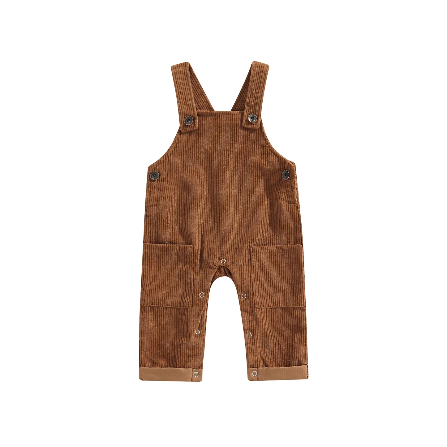 ma&baby 0-5Y Toddler Infant Kid Boy Girl Overalls Corduroy Sleeveless Button Romper Jumpsuit Children Clothing