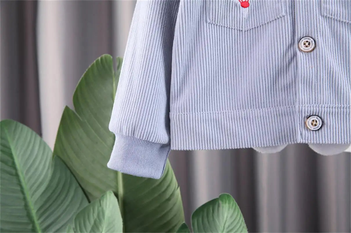 Baby Sets 2025 New Clothes Spring Autumn Leisure Set Coat+Pants Two Piece Set Boys Girls Jacket Fashion Korean Version Clothing