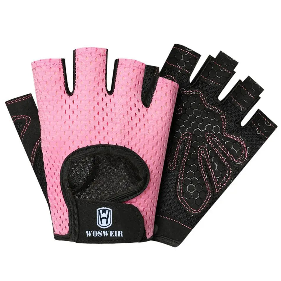 WOSWEIR-Summer Thin Fitness Gloves Anti-Skid Wear-Resistant for Men & Women Training Equipment for Horizontal Bars Sport