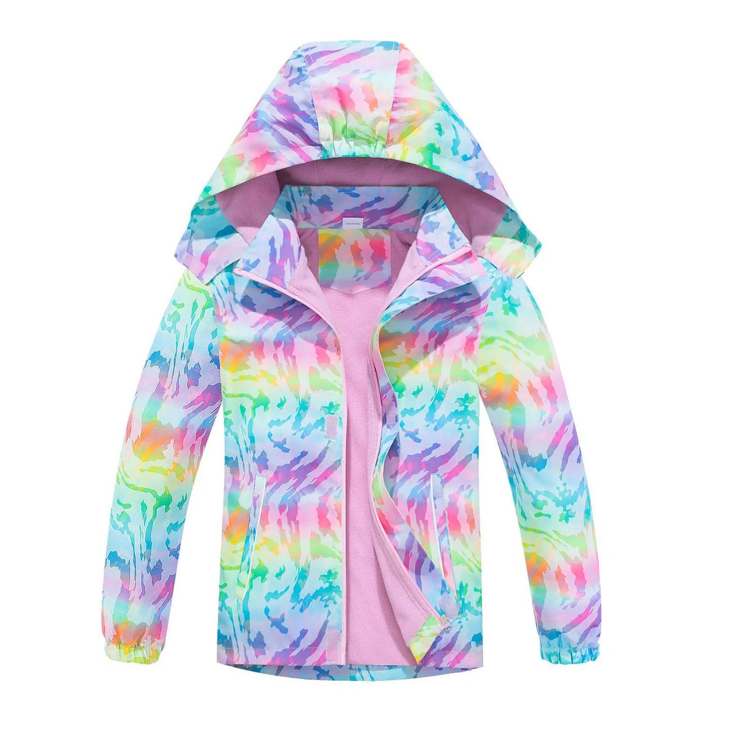 Fleece And down Jacket Softshell Jacket Girls' Rain Jacket Children's Winter Jacket Transition Jacket Little Girls Fall Jacket
