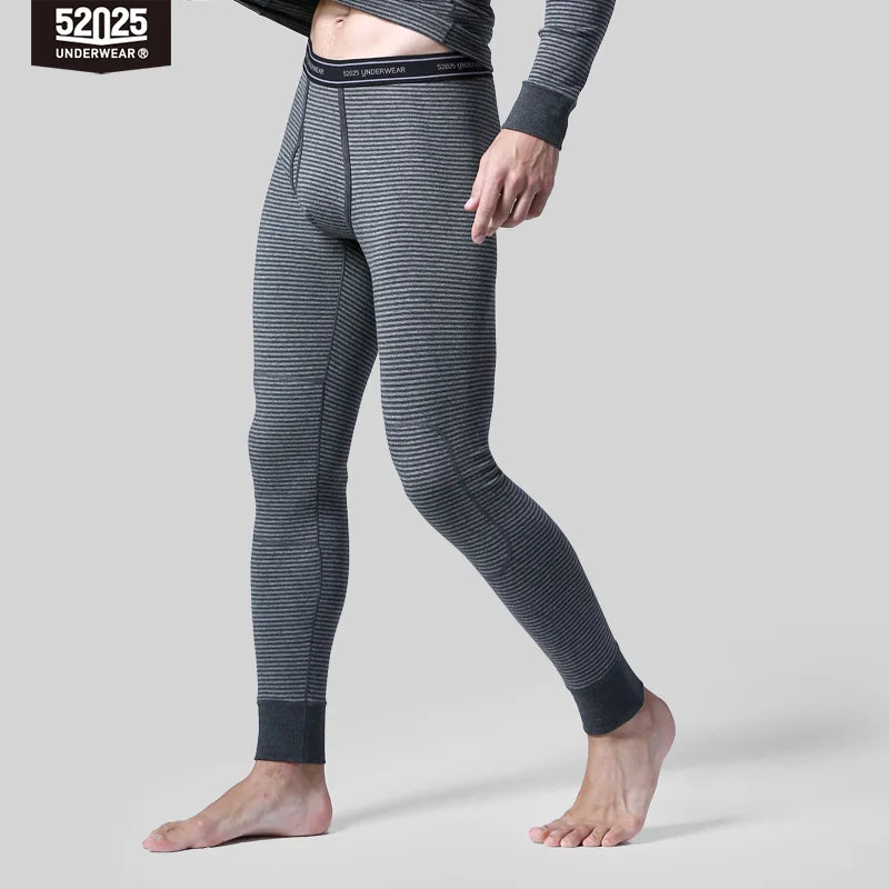 52025 Warm Men's & Women Thermal Leggings – Cotton Fleece-Lined Winter Pants, Breathable & Seamless for Ultimate Comfort