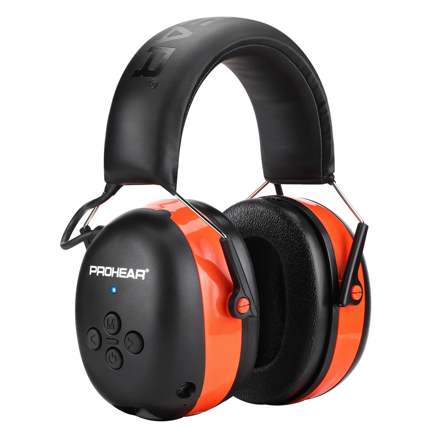 PROHEAR Bluetooth 5.3 Headphones SNR 30dB Hearing Protection Earphone Noise Reduction Safety Ear Muffs 4H Recharg 120H Playtime