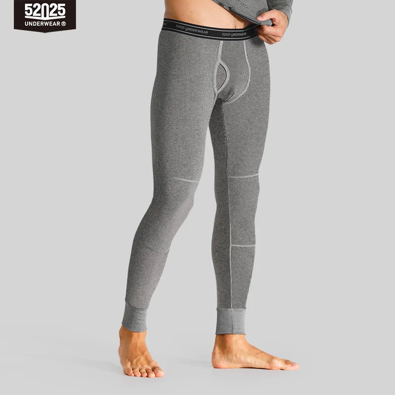 52025 Warm Men's & Women Thermal Leggings – Cotton Fleece-Lined Winter Pants, Breathable & Seamless for Ultimate Comfort
