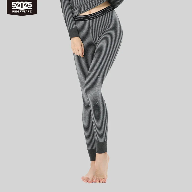52025 Warm Men's & Women Thermal Leggings – Cotton Fleece-Lined Winter Pants, Breathable & Seamless for Ultimate Comfort