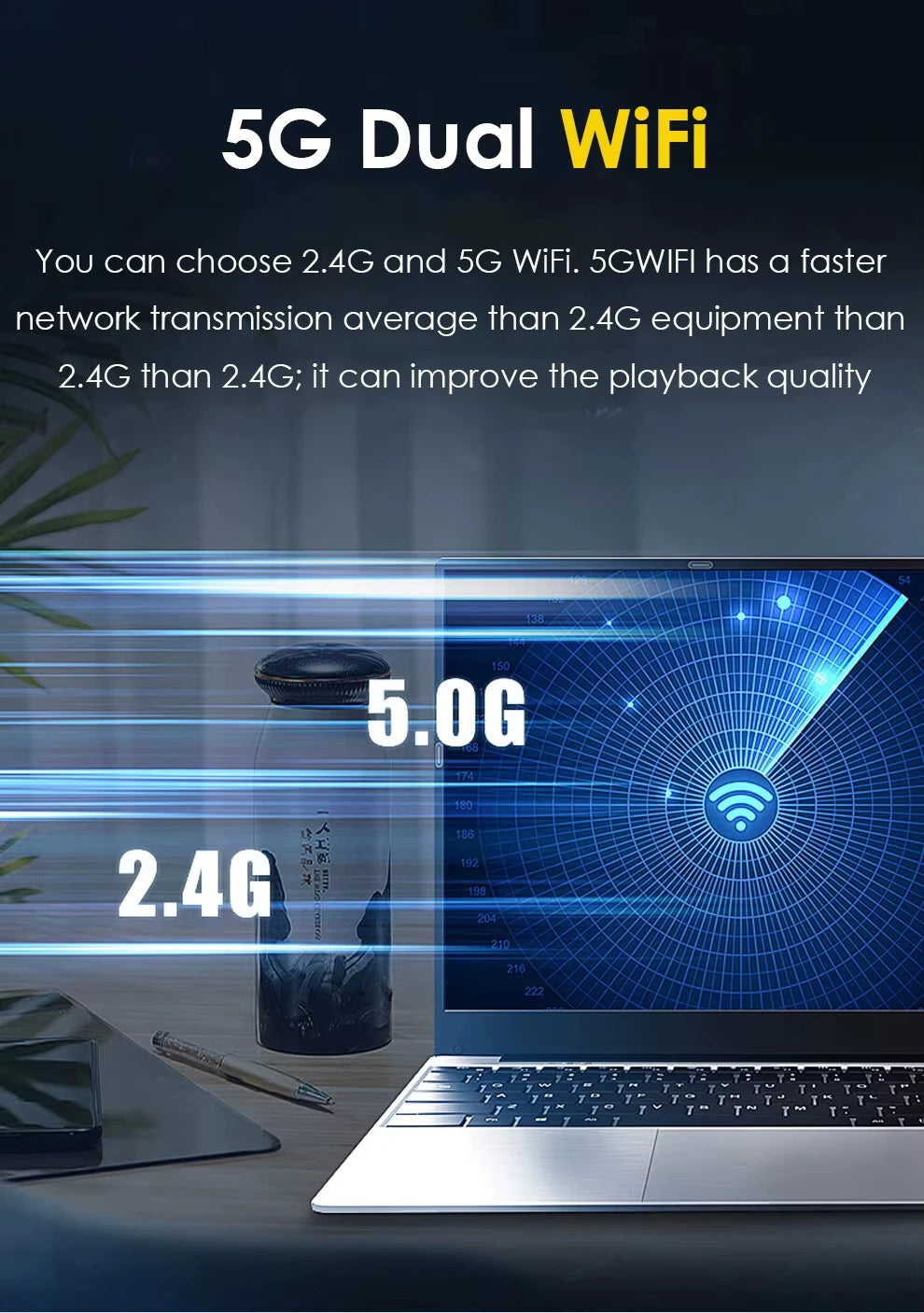 15.6 inch Portable i7 Laptop Fingerprint Unlock Notebook 16GB 1TB Windows 11 Gaming Laptops Computer Intel i7-8500Y Notebook PC