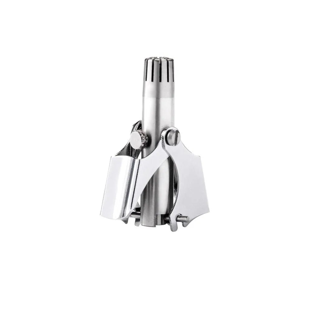 QSHAVE Stainless Steel Ear Nose Trimmer Razor Safety Care Beauty Nose Manual Body Trim Washable Nose Hair Tool Men And Women