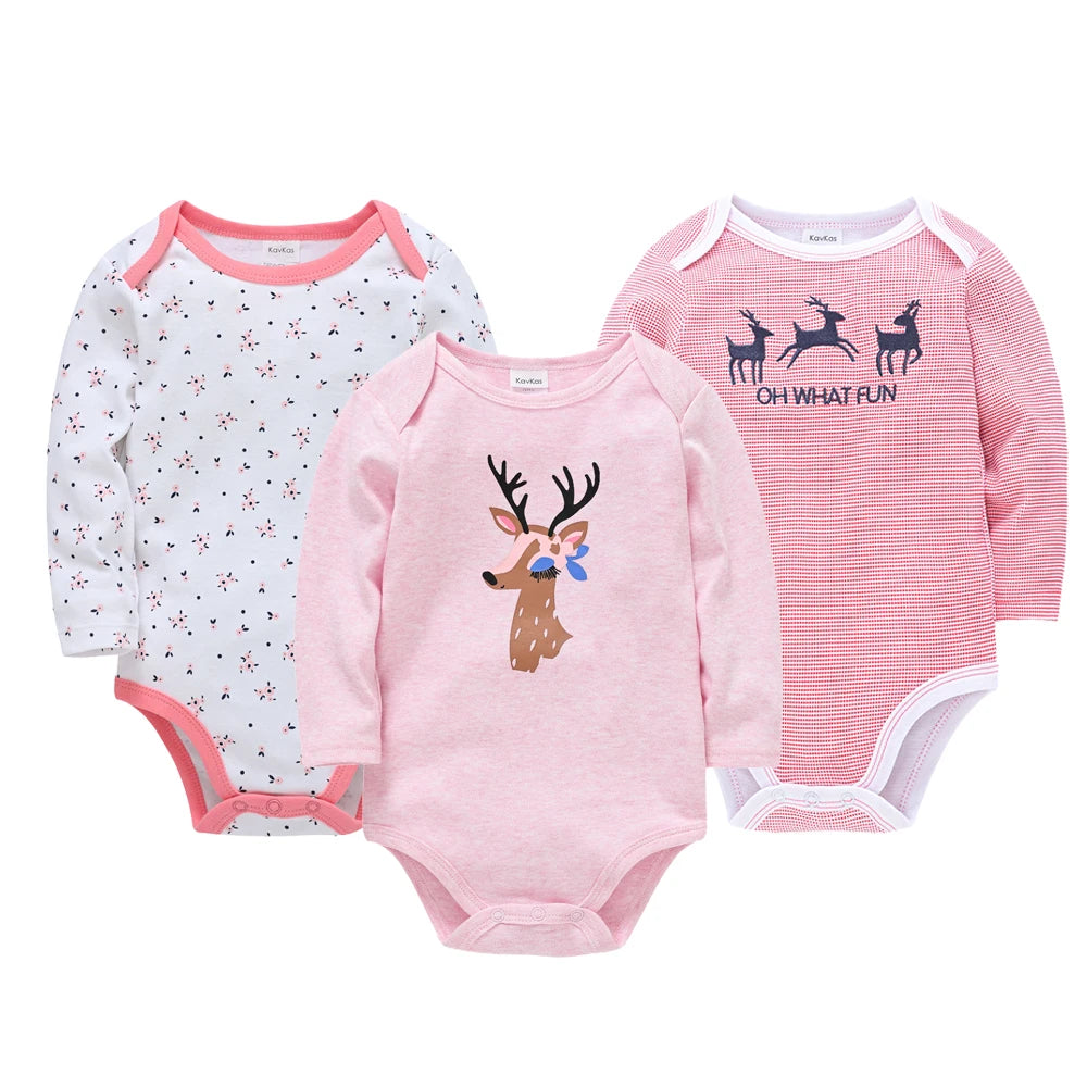 2023 Baby Bodysuit Long Sleeve Spring Autumn Girls Boys Clothes Body bebe Cartoon Printed 0-24 months Newborn Infant Outwear
