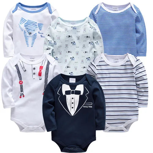 2023 Baby Bodysuit Long Sleeve Spring Autumn Girls Boys Clothes Body bebe Cartoon Printed 0-24 months Newborn Infant Outwear