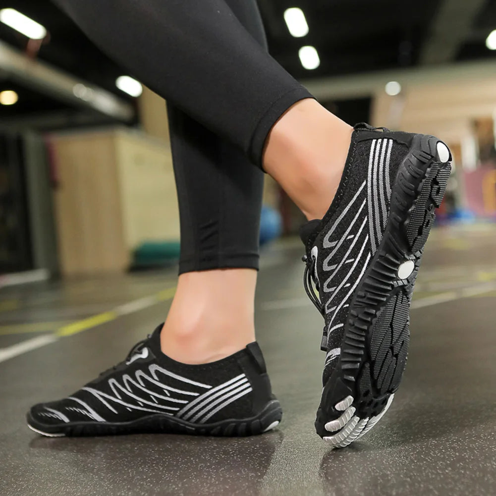 Grounding Shoes with Copper Breathable Aqua Shoes Non Slip Unisex Water Shoes Flexible Lightweight Barefoot Shoes for Men Women