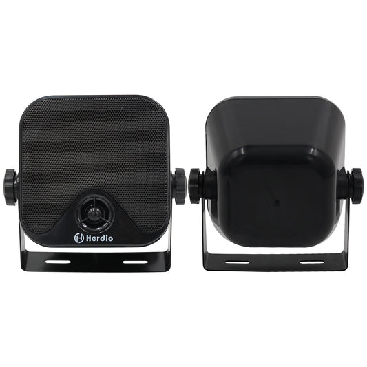 Herdio Waterproof Marine Speakers 100 W 4 Inch Motorcycle Audio Speaker Heavy Duty Music Sound System For outdoor ATV UTV