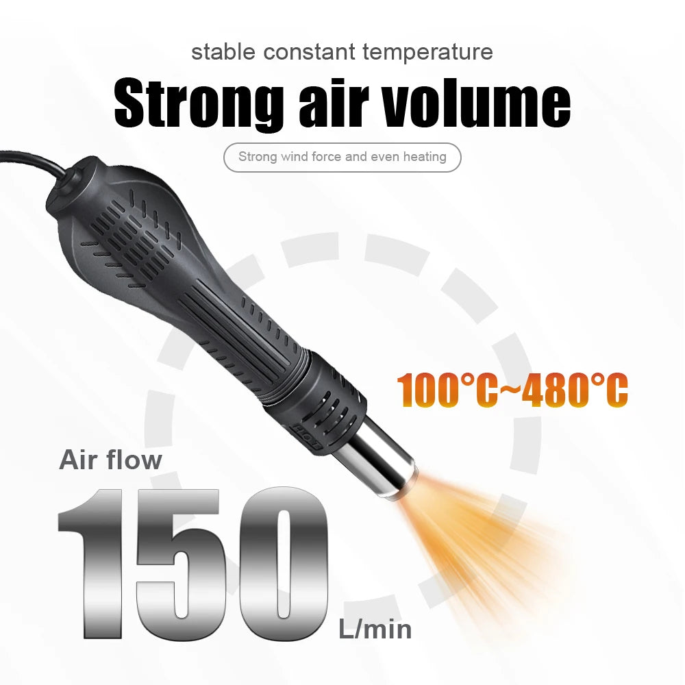 JCD 8898 750W Soldering Station 2 in 1 LCD Digital display Rework Welding Station Kit Soldering Iron Hot Air Repair Solder tools