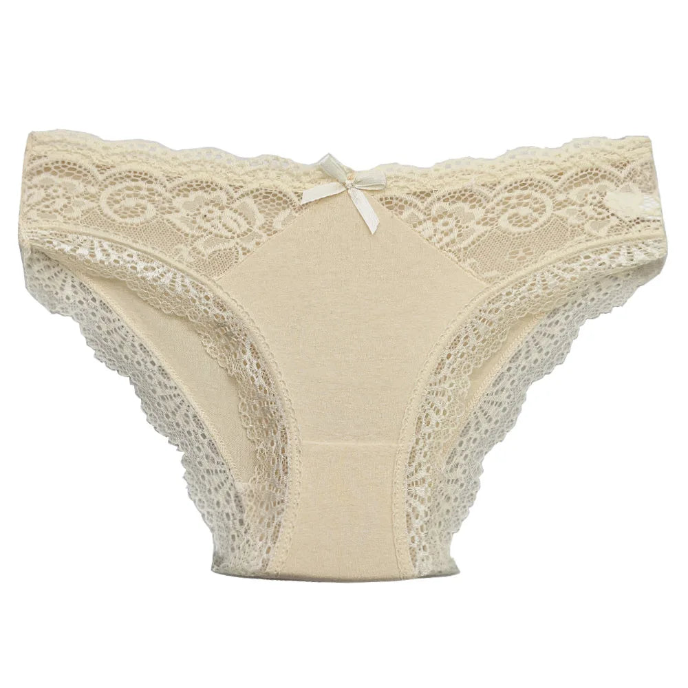 Cotton Briefs Lady 5 PCS/SET Lace Panty Underpants Seamless Panties For Women Lingerie