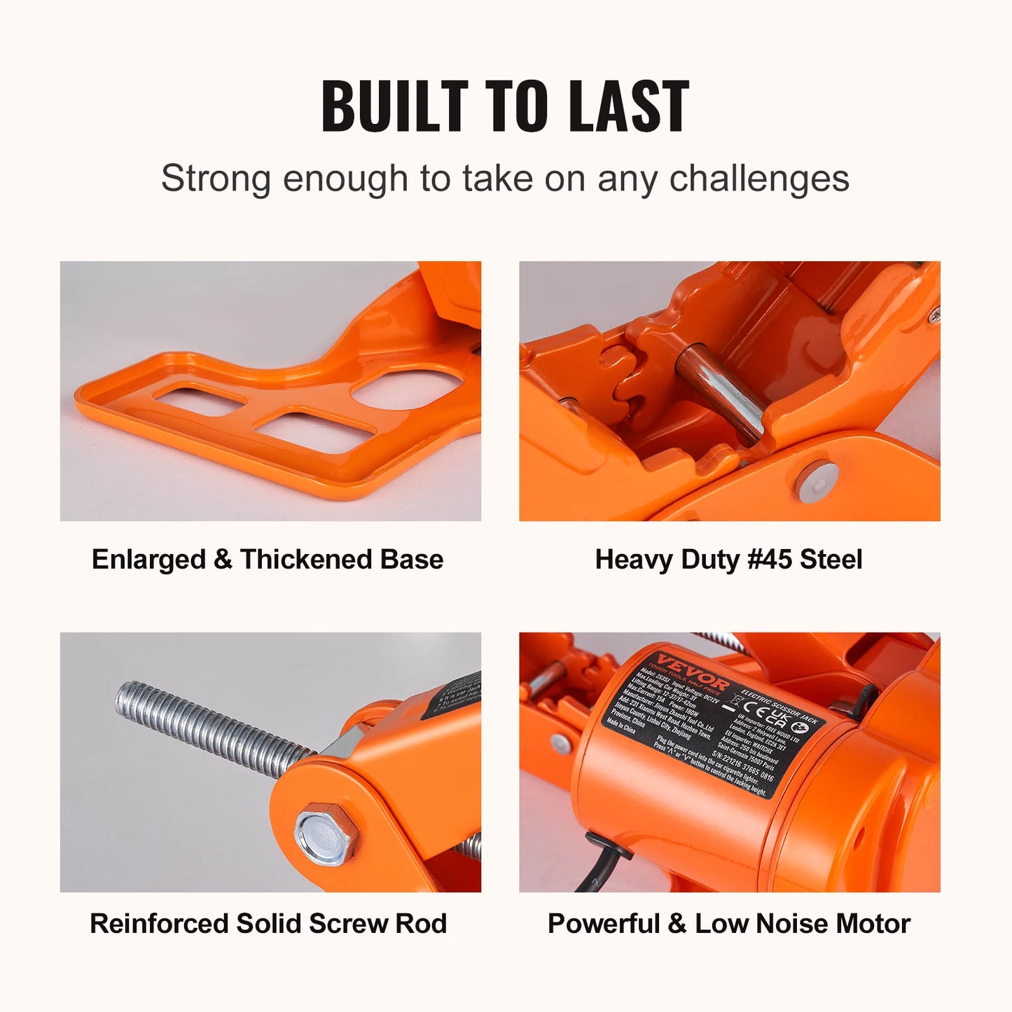 SucceBuy Electric Car Jack 3 Ton/6600lbs 12V Electric Scissor Jack Portable Car Jack for SUV Truck Sedan Tire Change Replacement