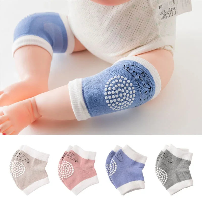 Baby Crawling Knee Pads Breathable, Toddler Walking Anti-Fall, Infant 0-3 Years Old, Pure Cotton Anti-Collision Elbow Pads,2027