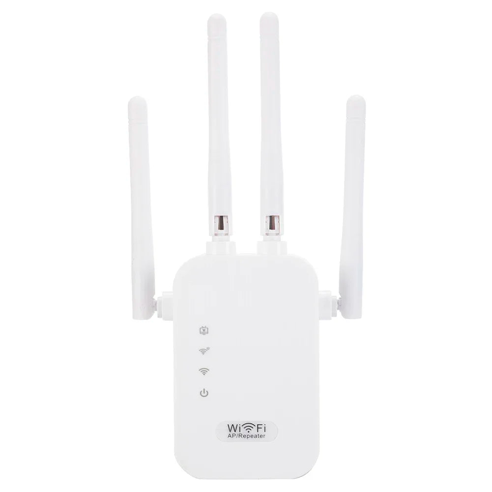 1200 Mbps 2.4 G/5 GHz Dual-Band WiFi Repeater Wireless WiFi Signal Extender Amplifier Router Long Range Network Signal Booster