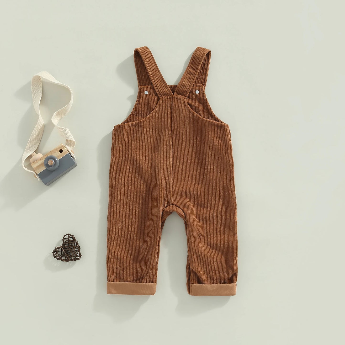 ma&baby 0-5Y Toddler Infant Kid Boy Girl Overalls Corduroy Sleeveless Button Romper Jumpsuit Children Clothing