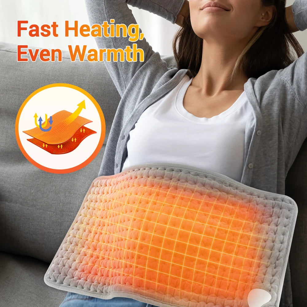 US Stock Electric Heating Pad Back Heating Support Belt Warm Blanket Office Home Temperature Control Waist Belt Warming Hand Leg