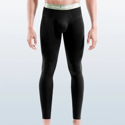 Mens Long Johns Thin Leggings Youth Line Thermal Pants Slim-fitting Autumn and Winter Men Underwear