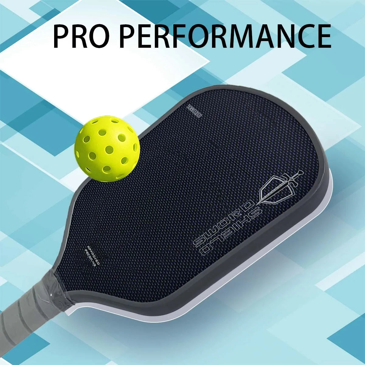 Pickleball Paddle Sword & Shield J2NFT, Gen. 4.5 Multi Density, All Foam Floating - Pivoting Core Pickleball Paddle EPP Core