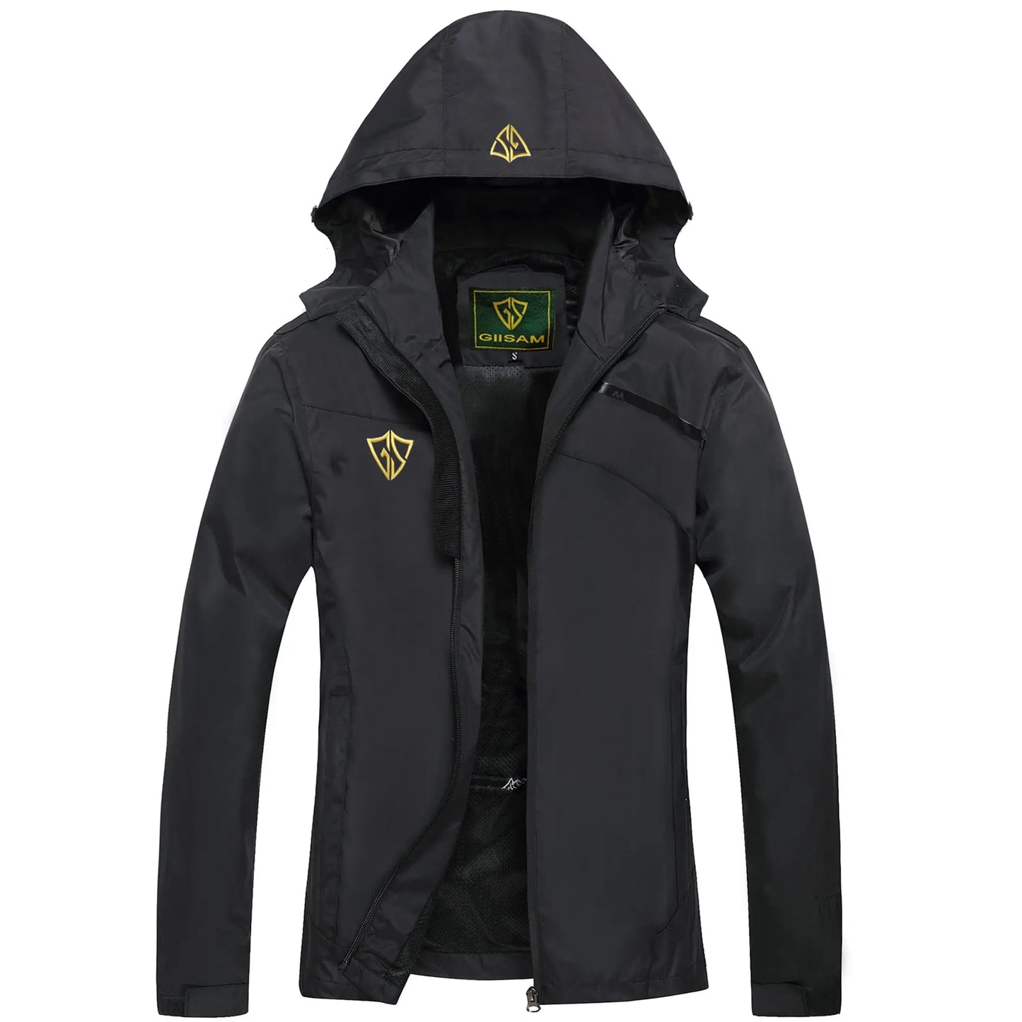 Women's Waterproof Rain Jacket,Lightweight Windproof Full Zip Women's Packable Fall Raincoat Windbreaker with Hood