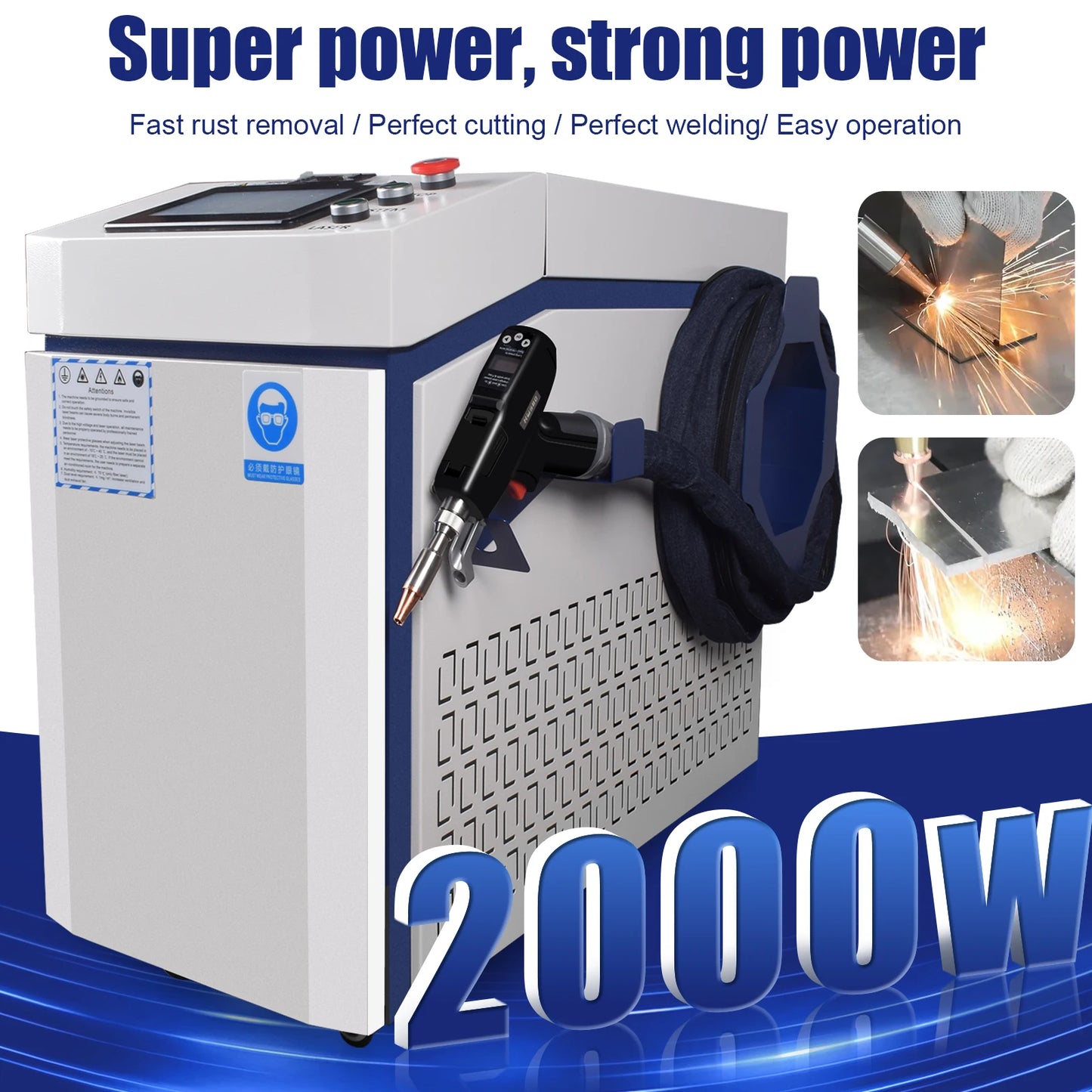3000 W 4 IN 1 Fiber Laser Welding Cutting Cleaning Soldering Machine 2000 W 1500 W Reci Handheld Fiber Laser Welder for All Metal