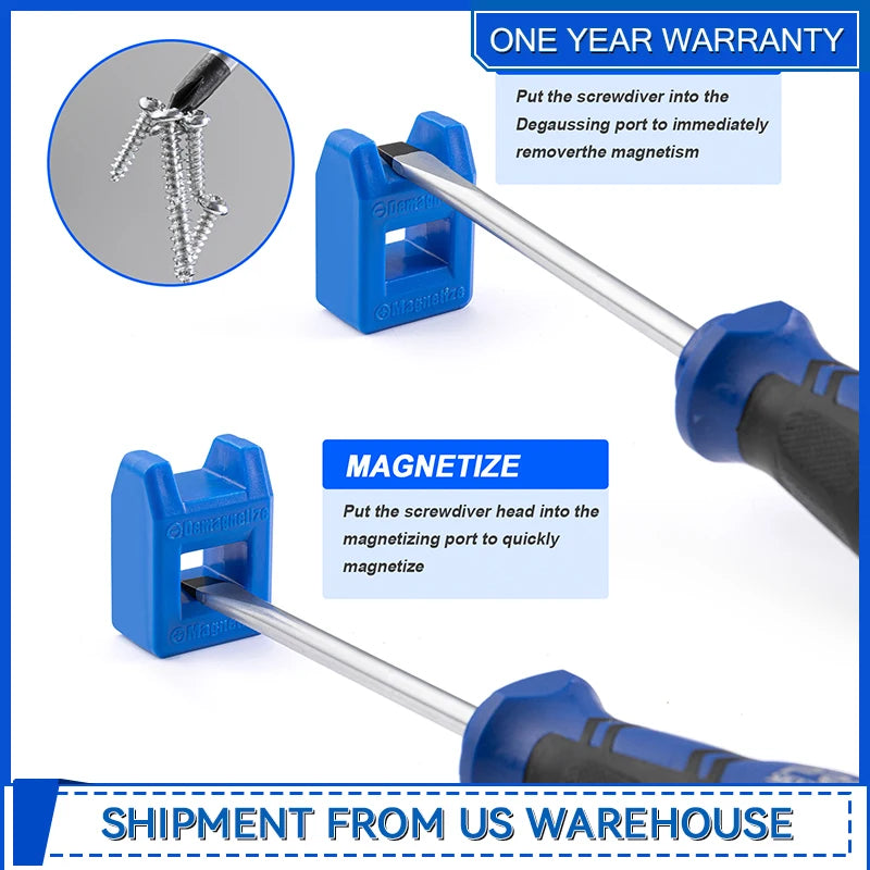 Magnetic Screwdriver 79 Piece Multifunction Slotted Phillips Screwdriver Kit with Allen Wrench for Repair Work By Prostormer