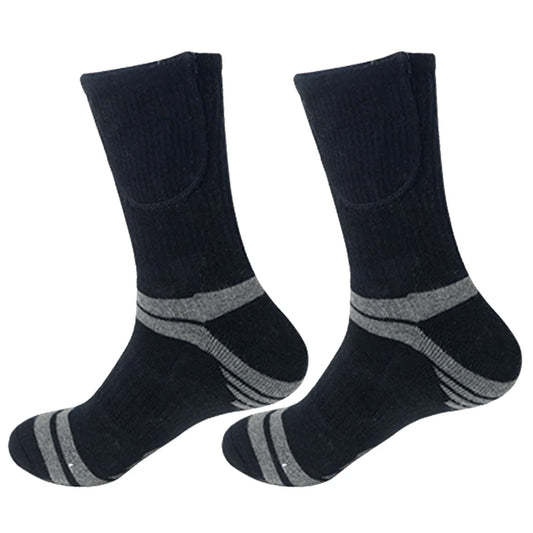 Unisex Thermal Insulated Socks Soft Rechargeable Heated Socks Elastic Thickened for Outdoor Sports Skiing