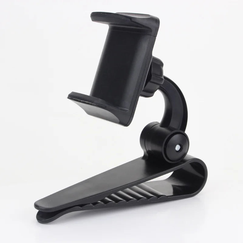 Universal Car Sun Visor Phone Holder 360 Degree Rotation Automobiles Navigation Mount Stand Clip Mobile Phone Bracket Accessory