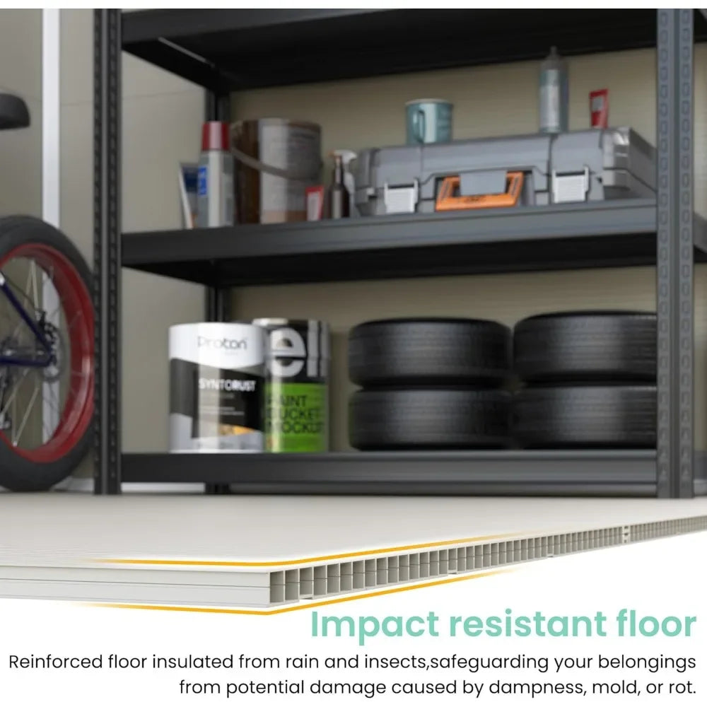 Customize-Outdoor Storage Shed 7.5 x 10.7 FT, Plastic Garden Shed For Bike, Garbage Can, Tool, Outside Sheds & Outdoor Resin Shed