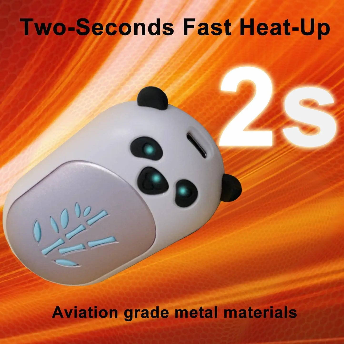 AI Rechargeable Hand Warmers 2-Pack, 6000mAh, 20Hr Heating, Portable for Outdoor Camping, Skiing