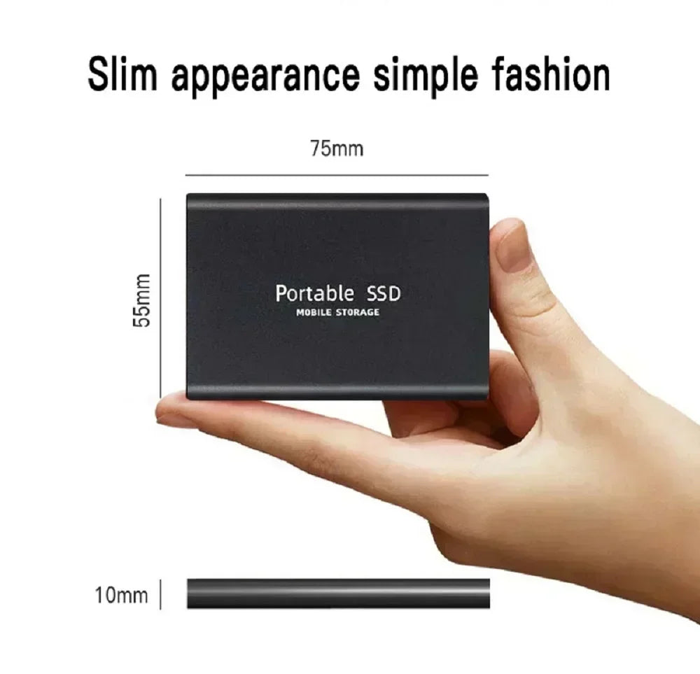 2025 New Hard Drive Waterproof Dustproof Portable External Hard Drive USB 3.1 High-Speed Solid Disk  for PC/Data Transfer/Laptop