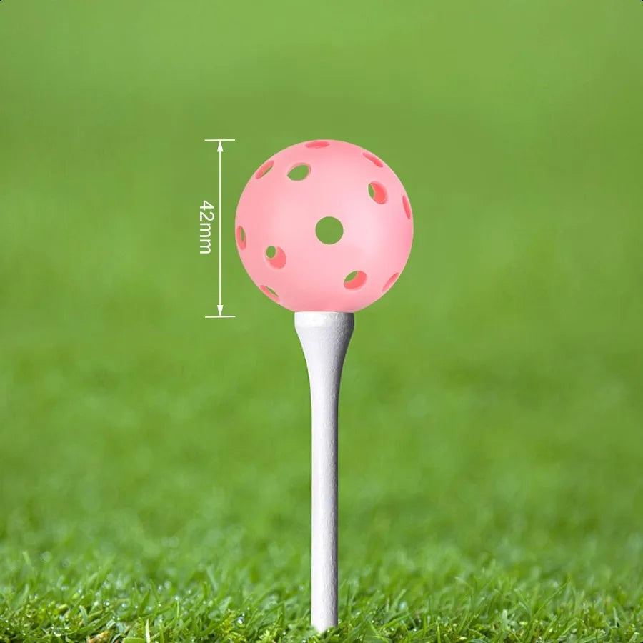 Joyberg Practice Golf Balls 24 Pack 42mm Plastic Golf Balls Practice Golf Balls for Backyard Training Golf Balls for Swing Prac