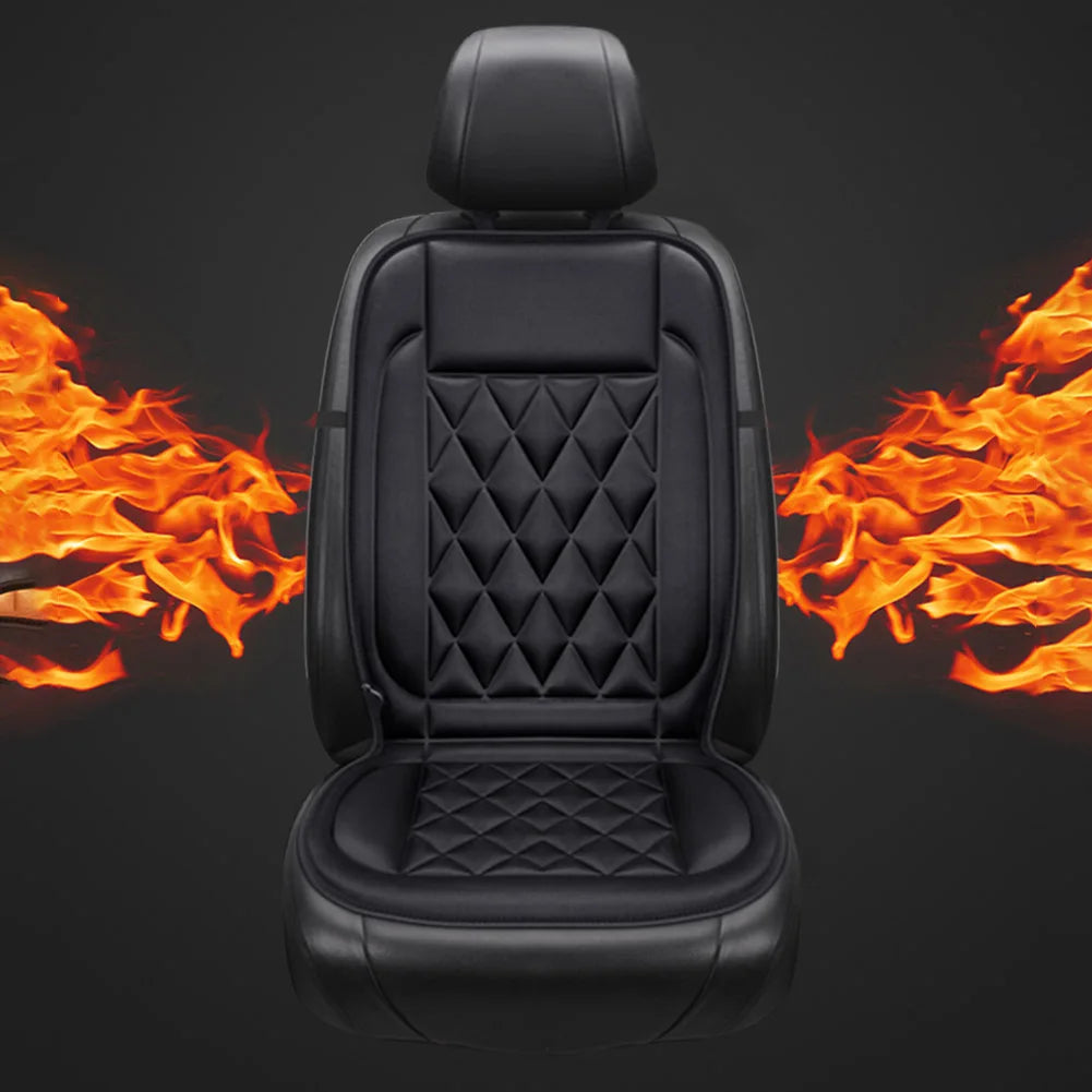 Car Heated Seat Cover 12 V Heating Electric Car Seat Cushion 2 Gear Adjustable Non-slip Breathable Auto Interior Accessories