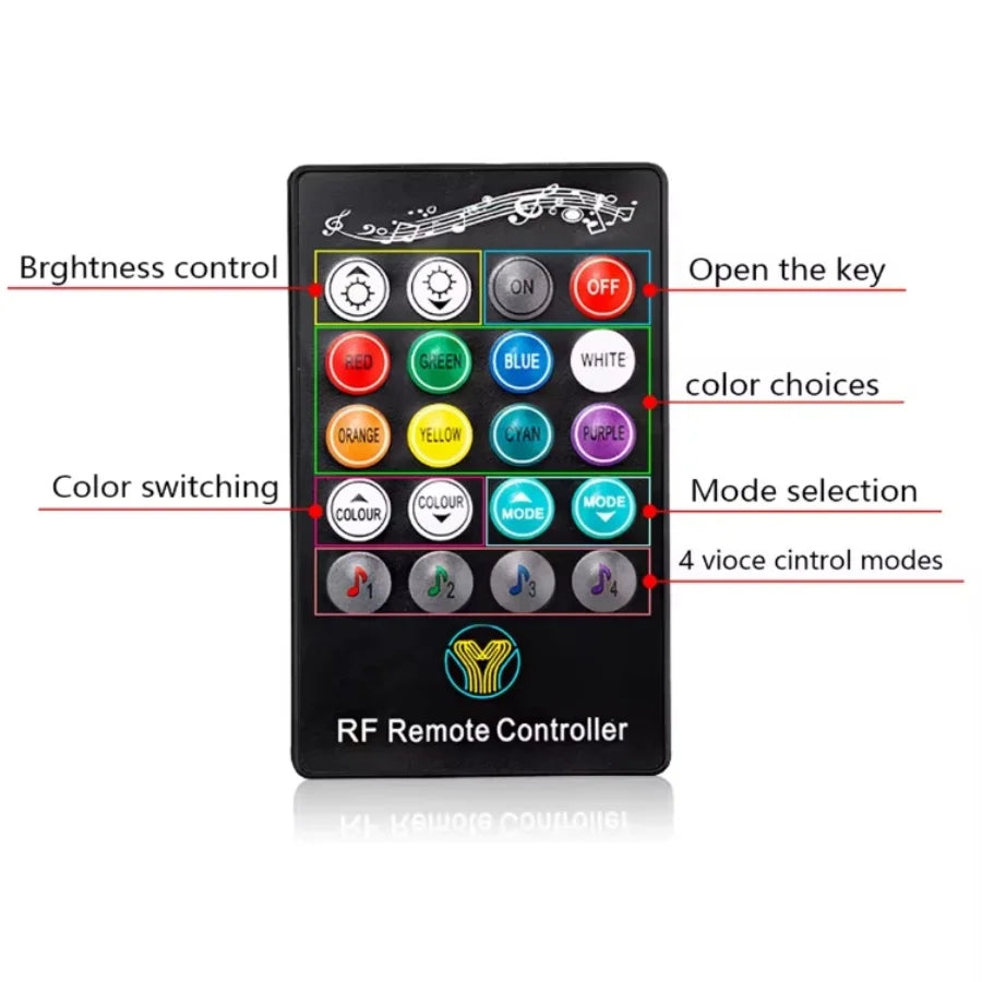 4/6/8/10 Pods, RGB LED Rock Lights For Trucks, APP/Remote Control & Music Mode, For Pickup Off Road RZR SUV ATV UTV Car