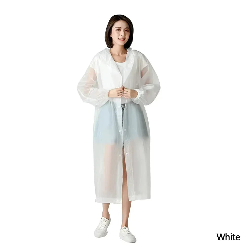 Waterproof Raincoat Outdoor Hiking Portable Adult Poncho Raincoat Emergency Anti-rain coat 2024 New fashion coloful choice