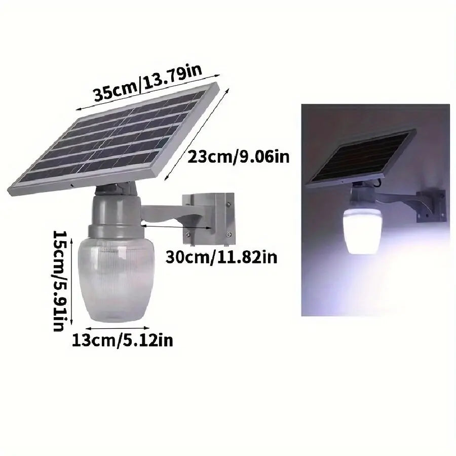 1 Piece 100 W Solar Wall Lamp, Solar Pole Lamp, outdoor Solar Lights, IP 65 Waterproof