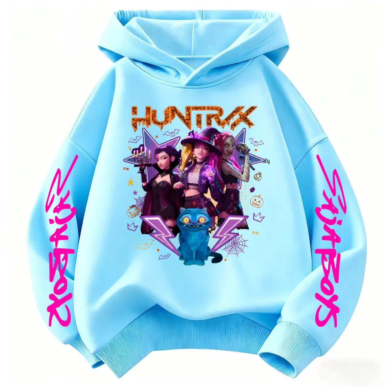2025 Autumn winter children's hoodie K Pop Demon Hunters clothing leisure outerwear 3 - 12 years Boys and Girls