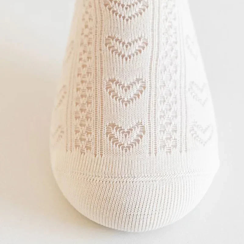 3Pairs Princess White Lace Ruffle Stockings Girl Summer Mesh Sock Thin Breathable Kids Long Socks 3-12Year Children Calf Socks