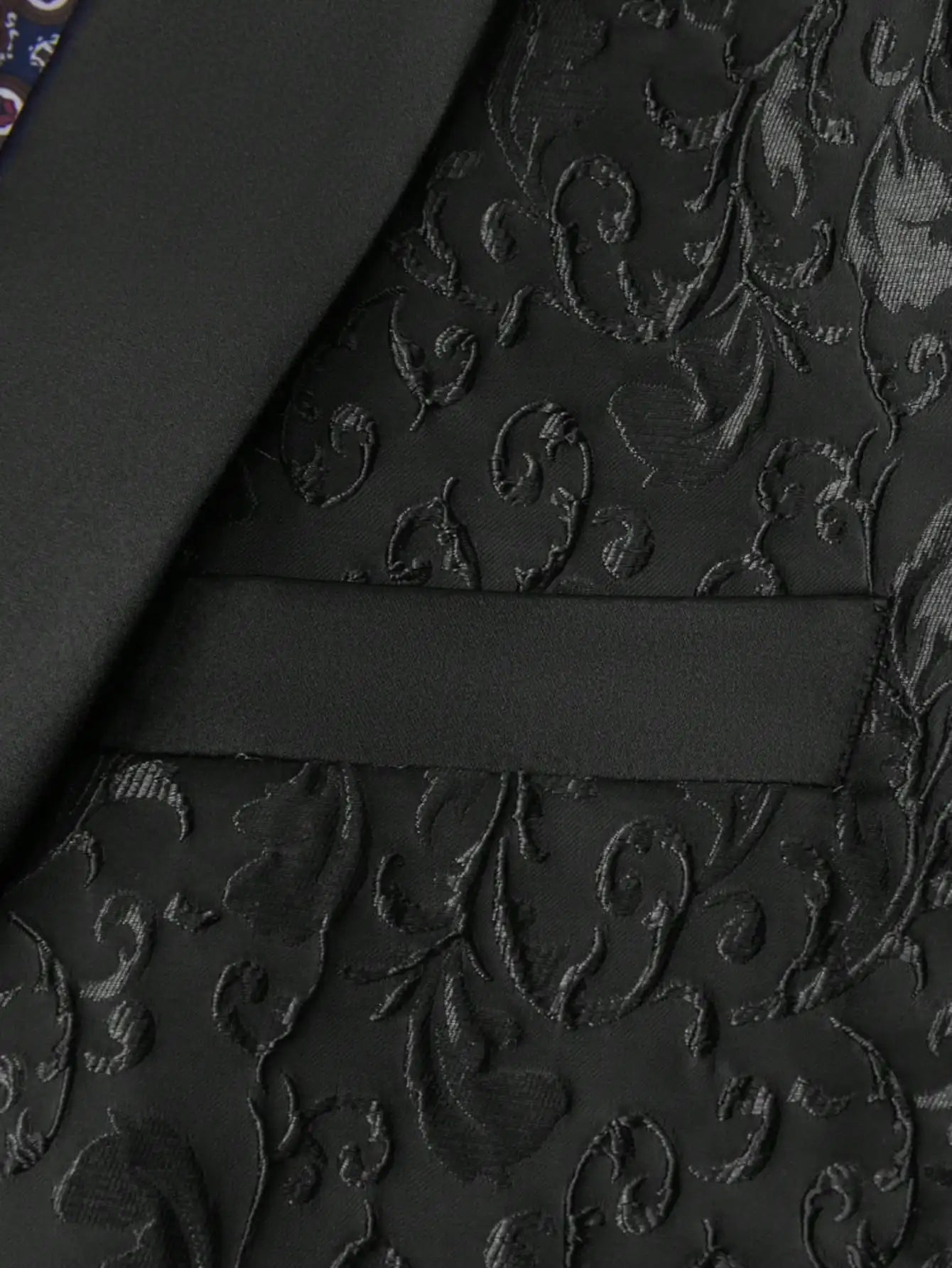 Men's bubble Paisley pattern tuxedo jacket, single-button dress suit jacket, evening party and wedding flower jacket