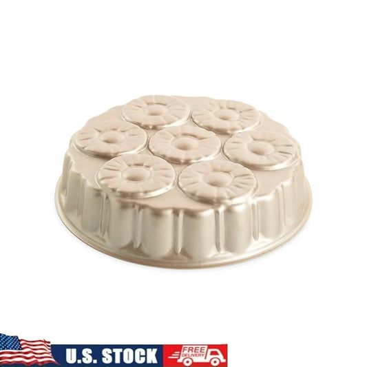 Pineapple Upside Down Cake Pan Nonstick Aluminum Bakeware Durable Easy Release Kitchen Tool Baking Essentials 9.5x10in
