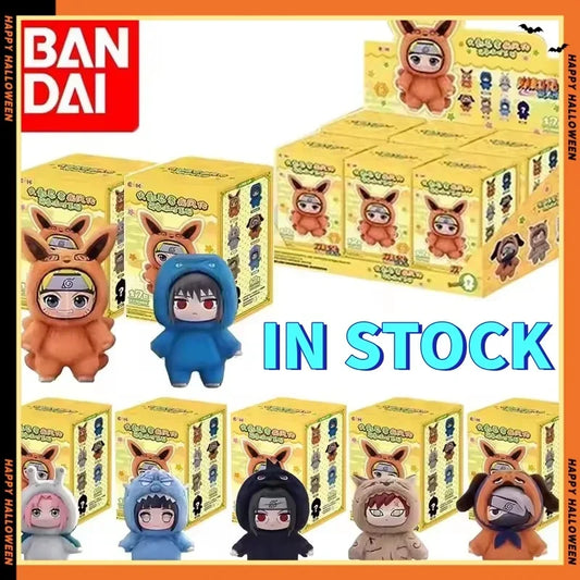 In stock Hot Naruto Itachi Sasuke Kakashi Gaara Series Blind Box Trendy Toy Figure Plush Pendant Collection Birthday Present