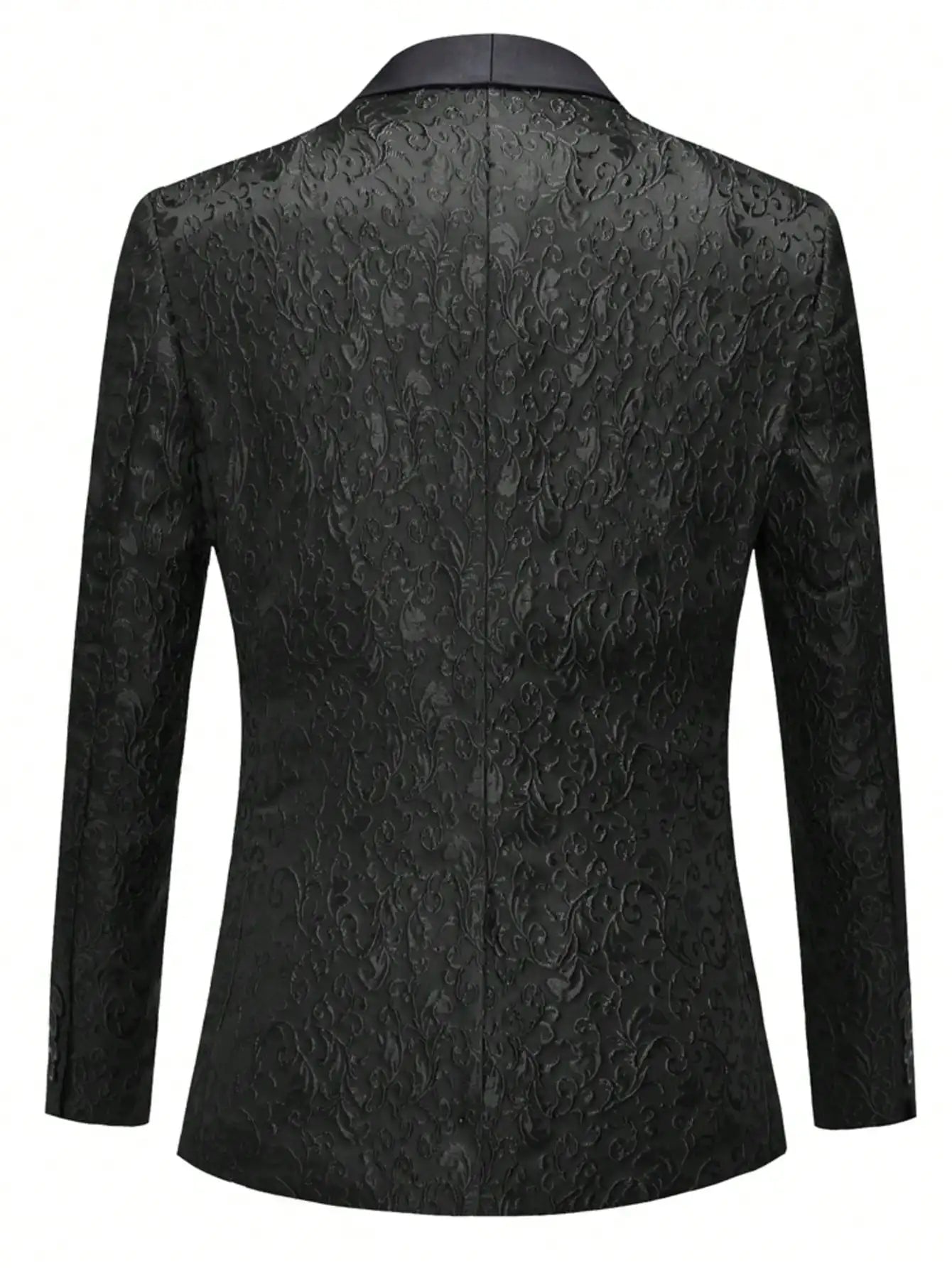 Men's bubble Paisley pattern tuxedo jacket, single-button dress suit jacket, evening party and wedding flower jacket