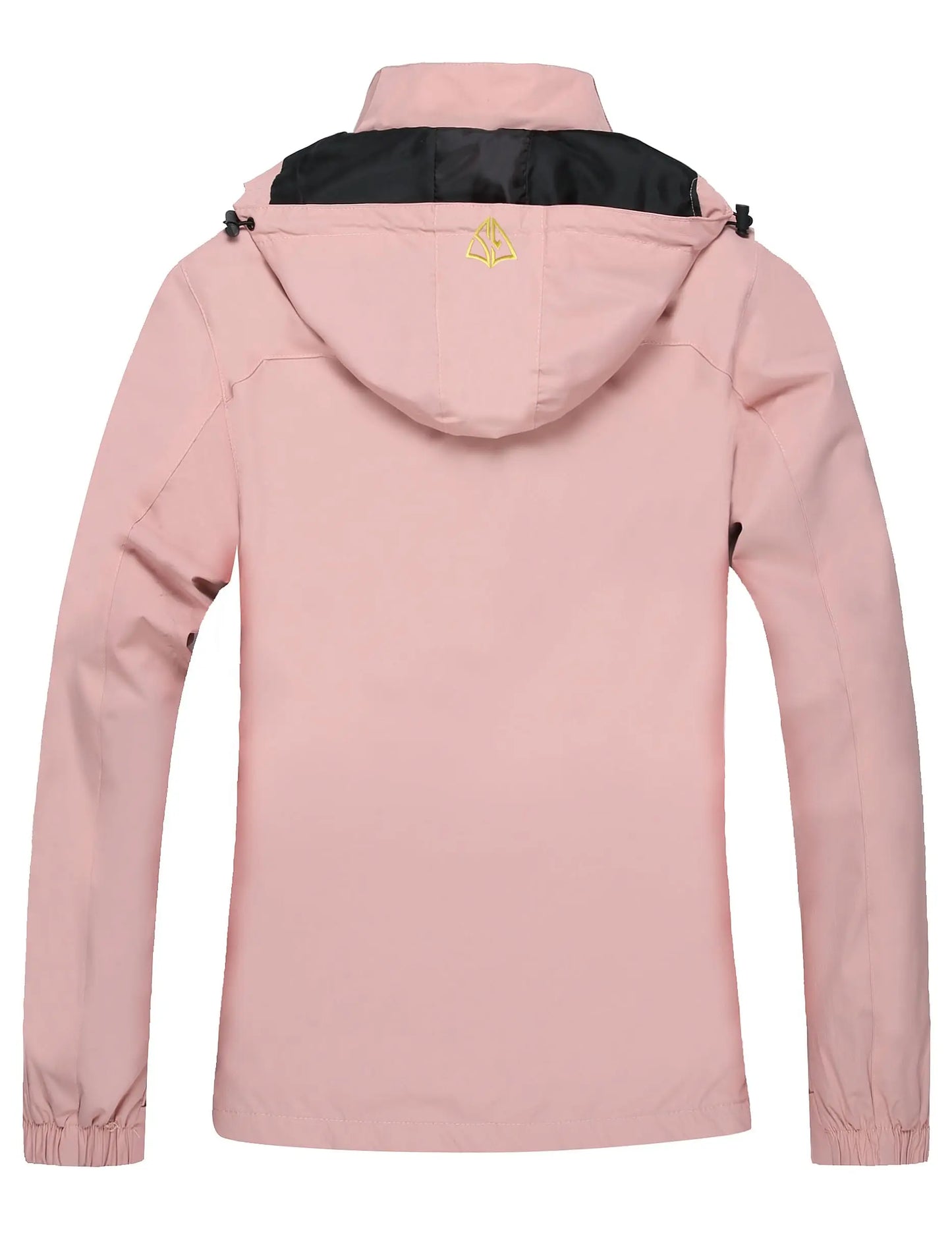 Women's Waterproof Rain Jacket,Lightweight Windproof Full Zip Women's Packable Fall Raincoat Windbreaker with Hood