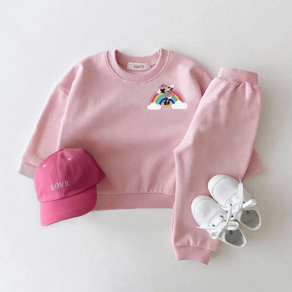 2Pcs Baby Boy Clothes Set Casual Long Sleeve Sweatshirts Outfits For Child Spring Autumn Toddler Kids Clothes