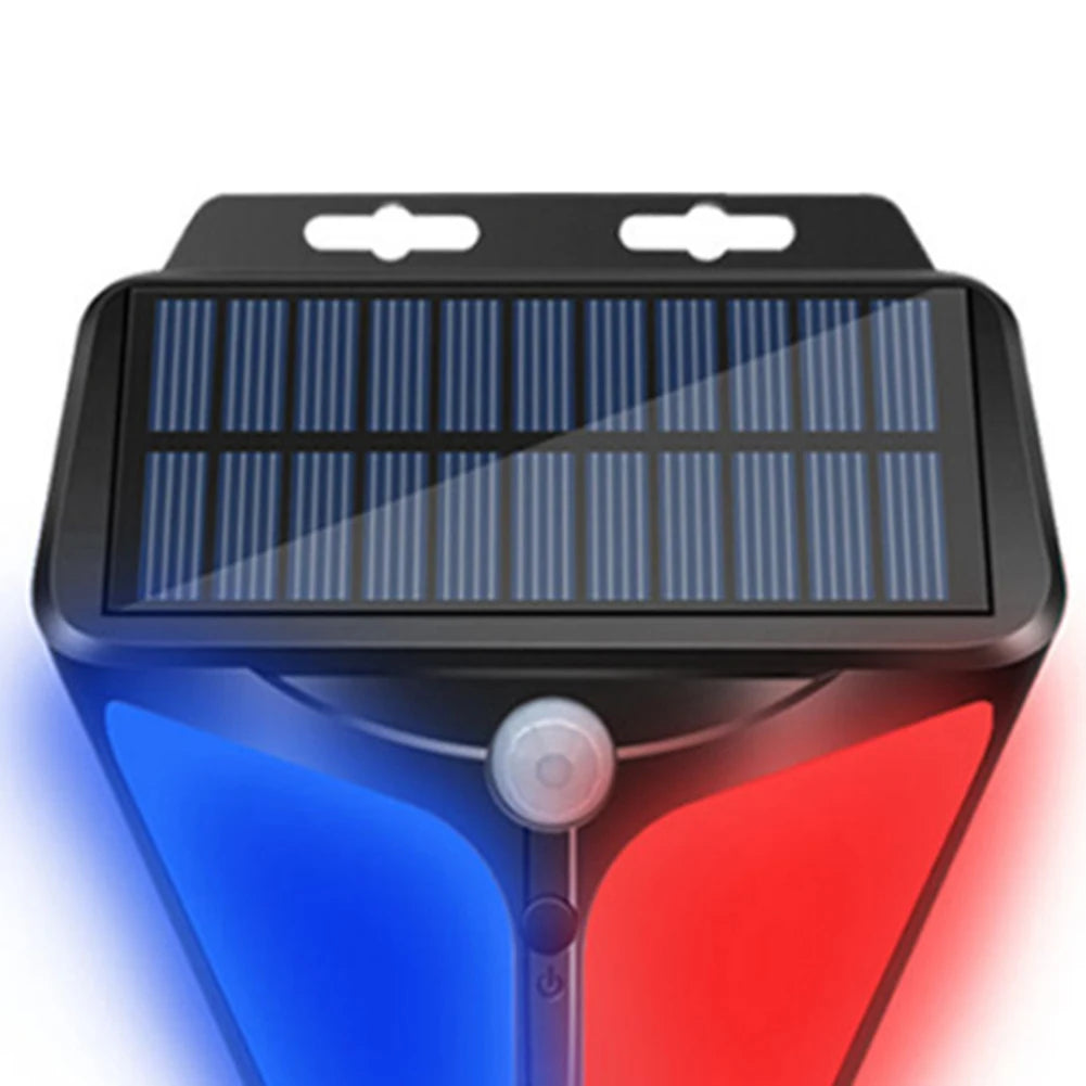 Solar Light Decibels Anti Theft Strobe Alarm Lamp Motion Sensor Safety Light Home Burglar Security Alarm System