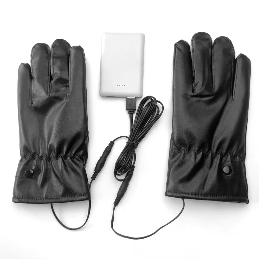 Electric Heating Glove Touch Screen Electric Thermal Gloves USB Waterproof Windproof Men Women for Motorcycle for Cycling Ski